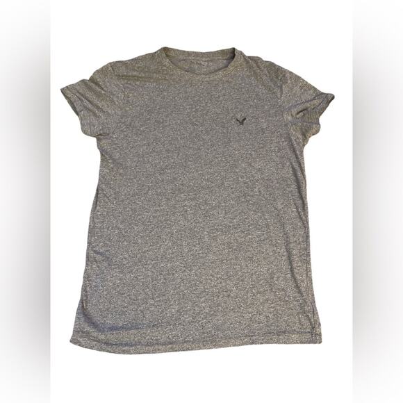 American Eagle Heritage Mens/Teen Tee Sz Small Classic Gray Short sleeve Cotton - Picture 1 of 6